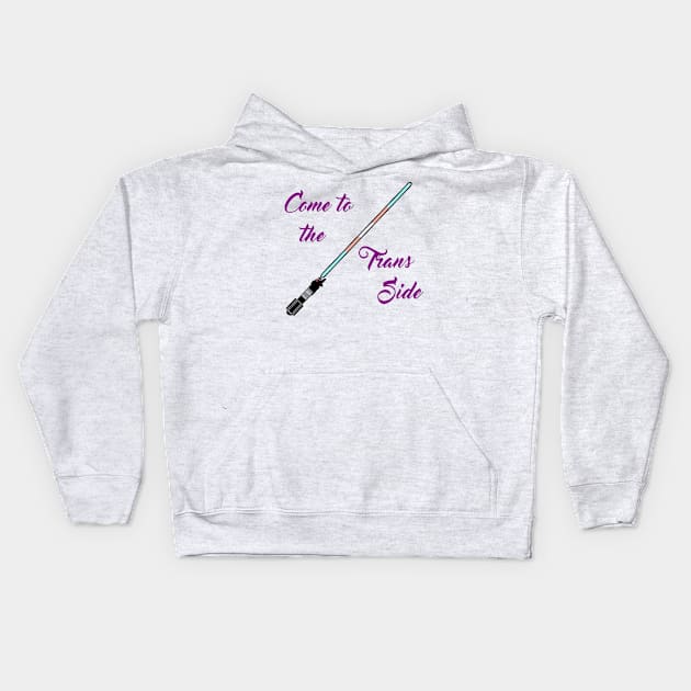 The Trans Side Kids Hoodie by lantheman